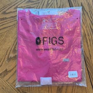 XL Figs Catarina One Pocket scrub top Ultra rose